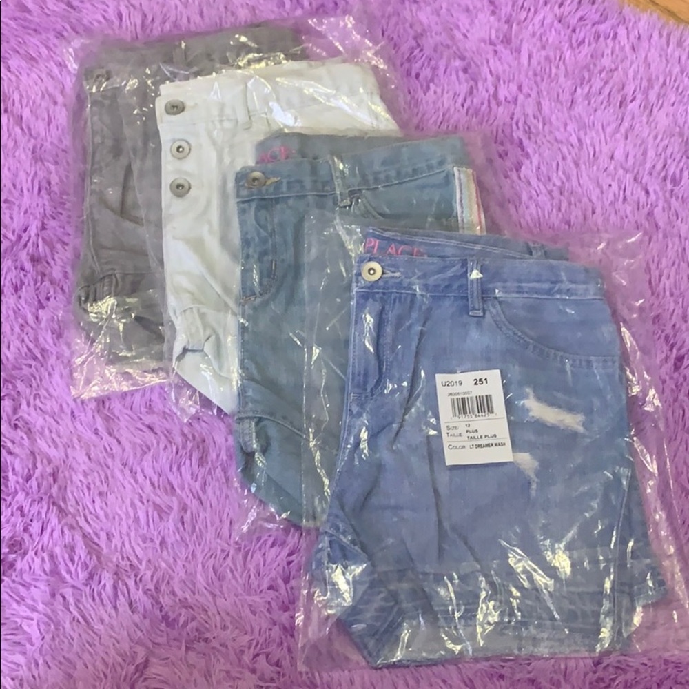 Children’s Place Lot of 4 Pairs of Shorts 12 Plus